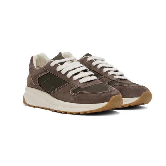 Common Projects Shoes - Woman by Common Projects Brown Track Premium Sneakers